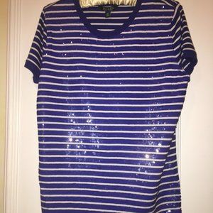 Sparkly Ralph Lauren sparkly striped top